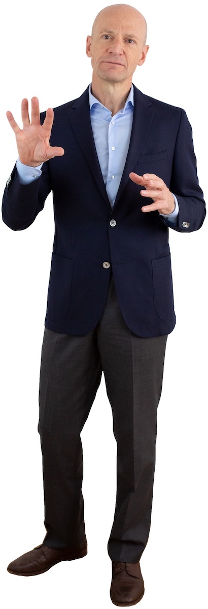 Ganzkörperbild von Dr. Gerd Kommer.