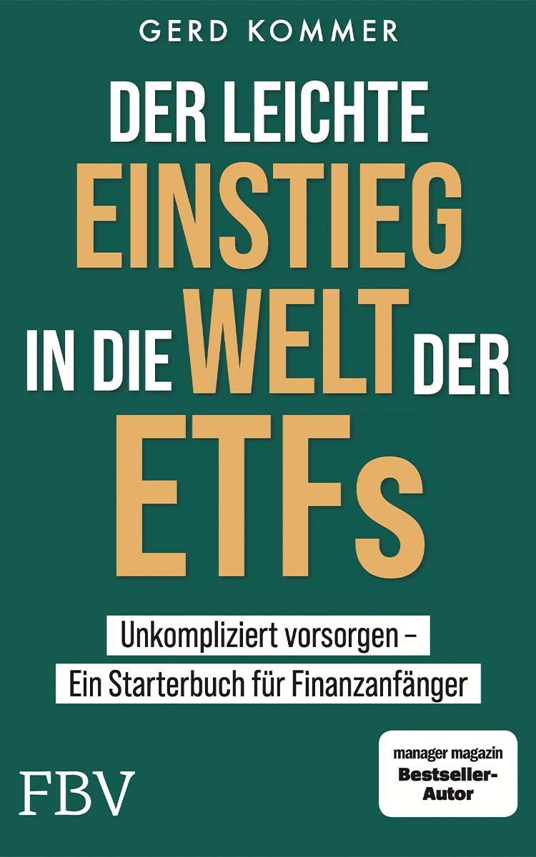 Buch-Cover von "Der leichte Einstieg in die Welt der ETFs" von Dr. Gerd Kommer.